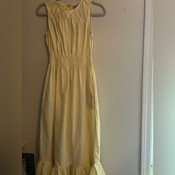 A New Day Light Butter Yellow Tiered Maxi Dress - Picture 2 of 9